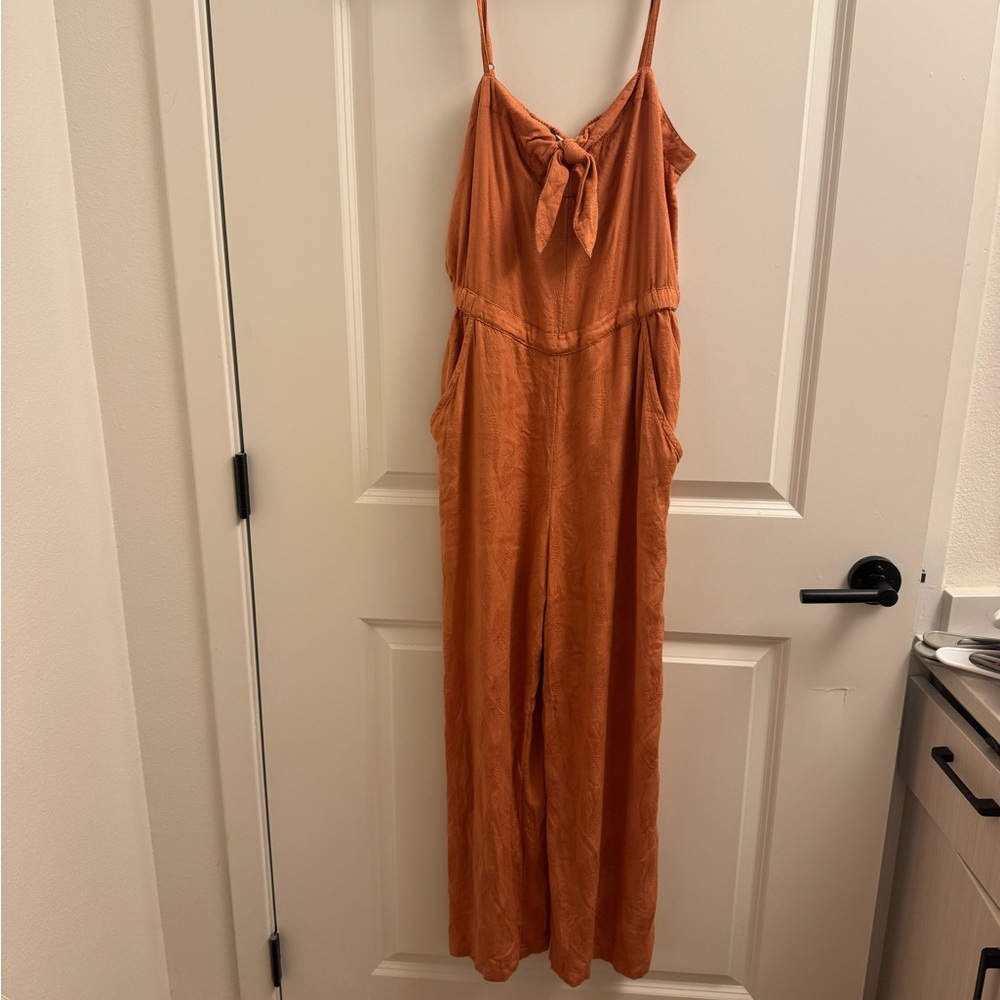 Roxy Feel The Retro Spirit Jumpsuit Large Orange